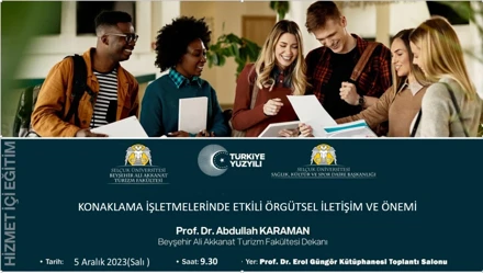 Selçuk Üniversitesinde iletişimin önemi anlatıldı